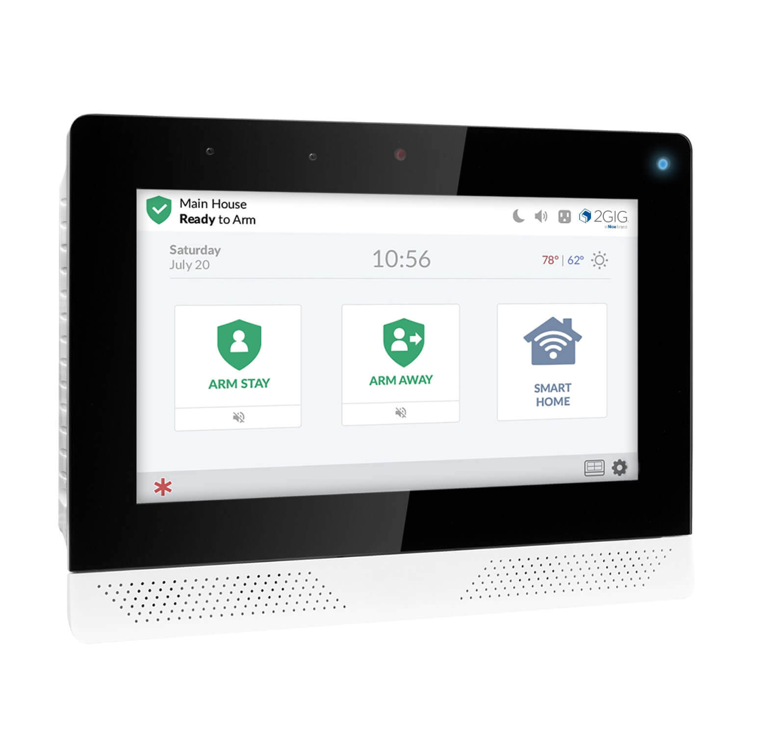 2GIG EDGE touchscreen